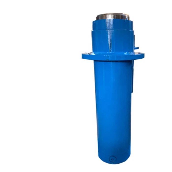 Front Flange Plunger Type Oil Hydraulic Cylinder